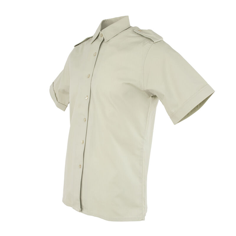 Dutch Army Tan Short Sleeve BDU Shirt w/ No Pockets | Issued, , large image number 2